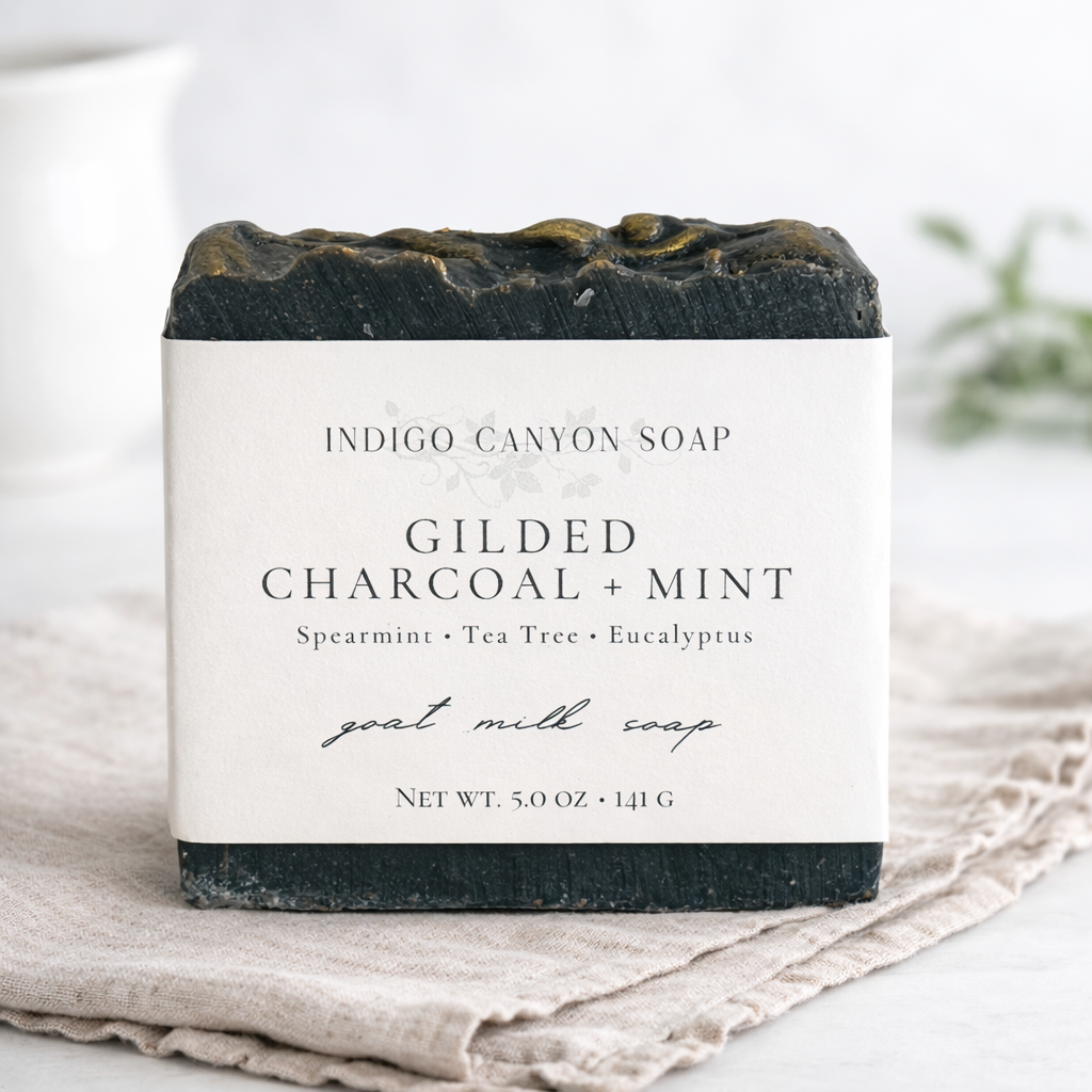 Gilded Charcoal + Mint