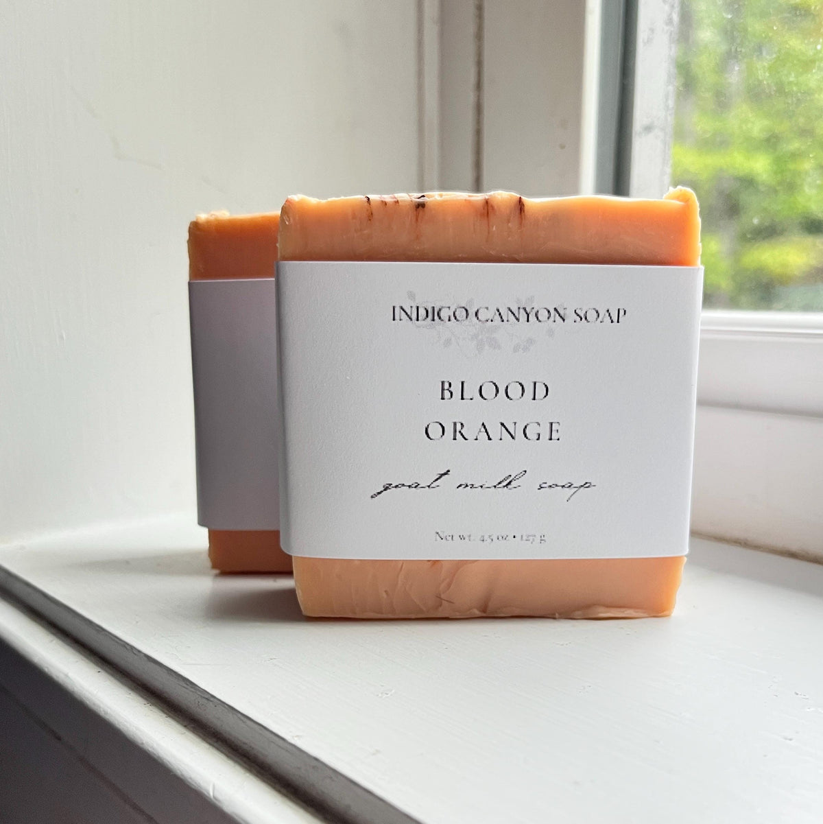 Blood Orange Goat Milk Soap – Handcrafted Artisan Bar, Moisturizing Citrus Soap