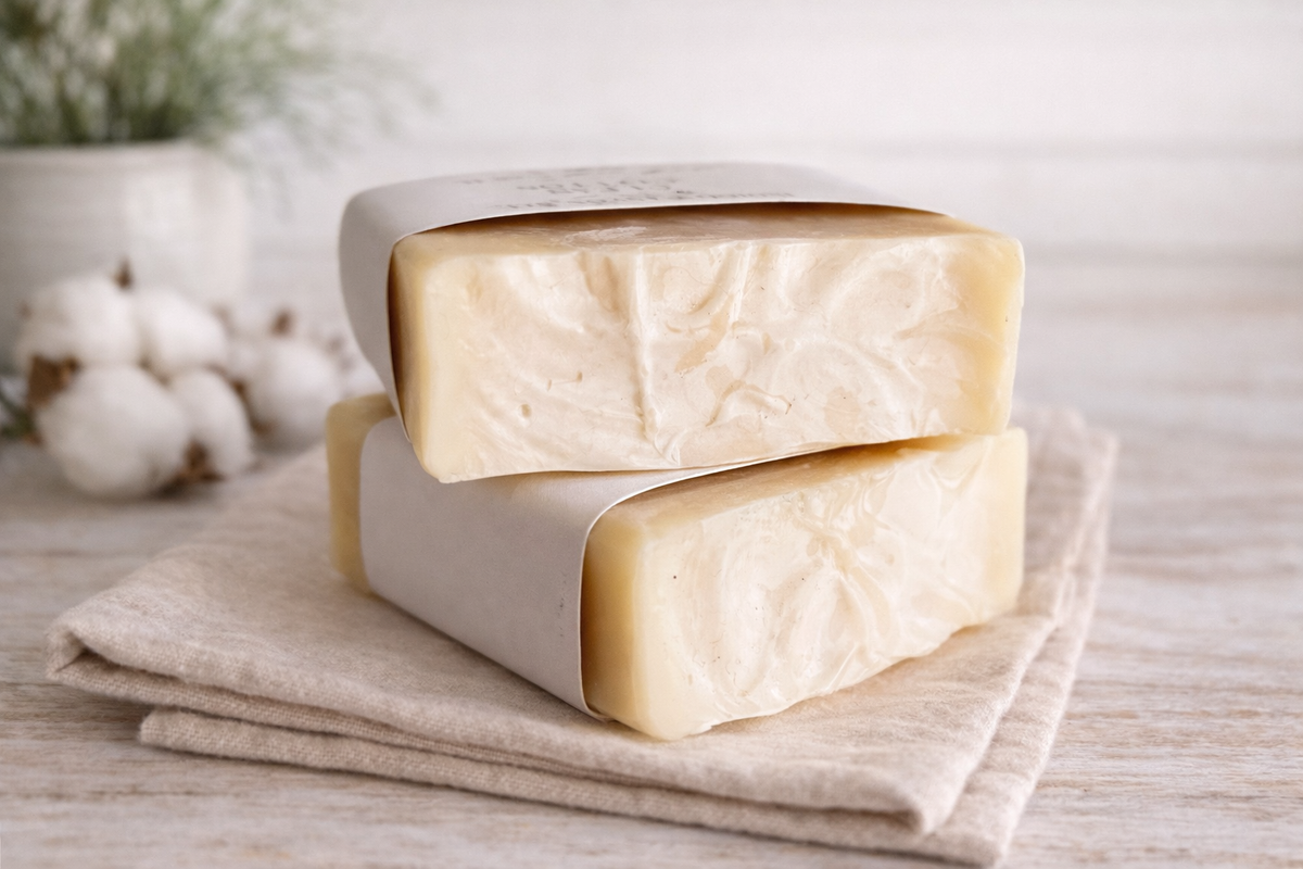 Clean Cotton Goat Milk & Tallow Soap